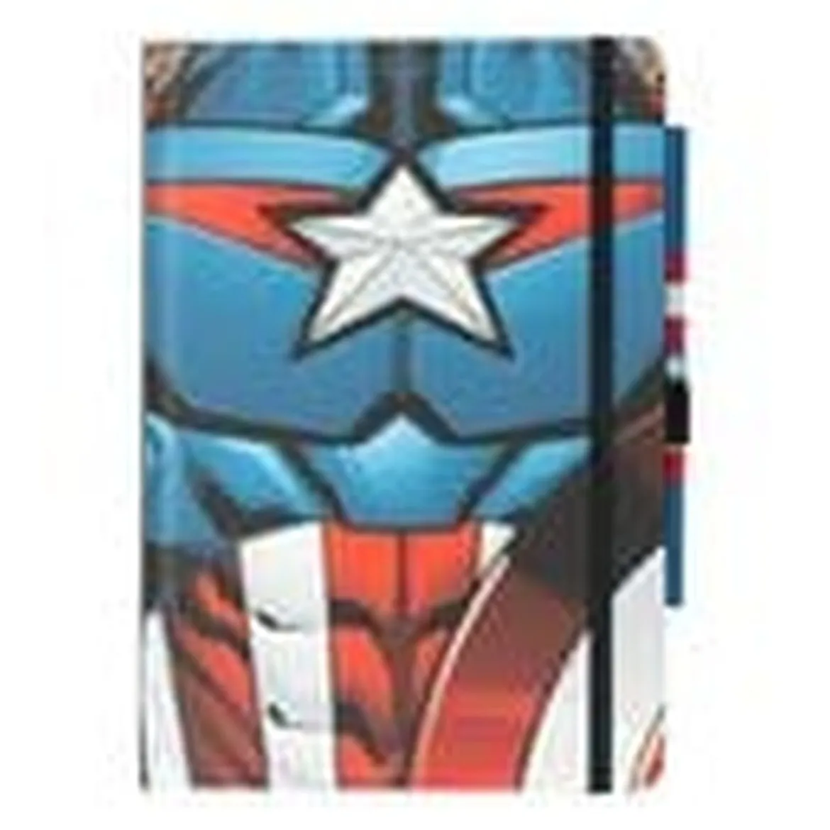 Marvel Captain America Premium Notizbuch mit Stift Uniform