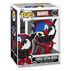 Marvel - Carnage Captain America Funko Pop Wackelkopf-Figur
