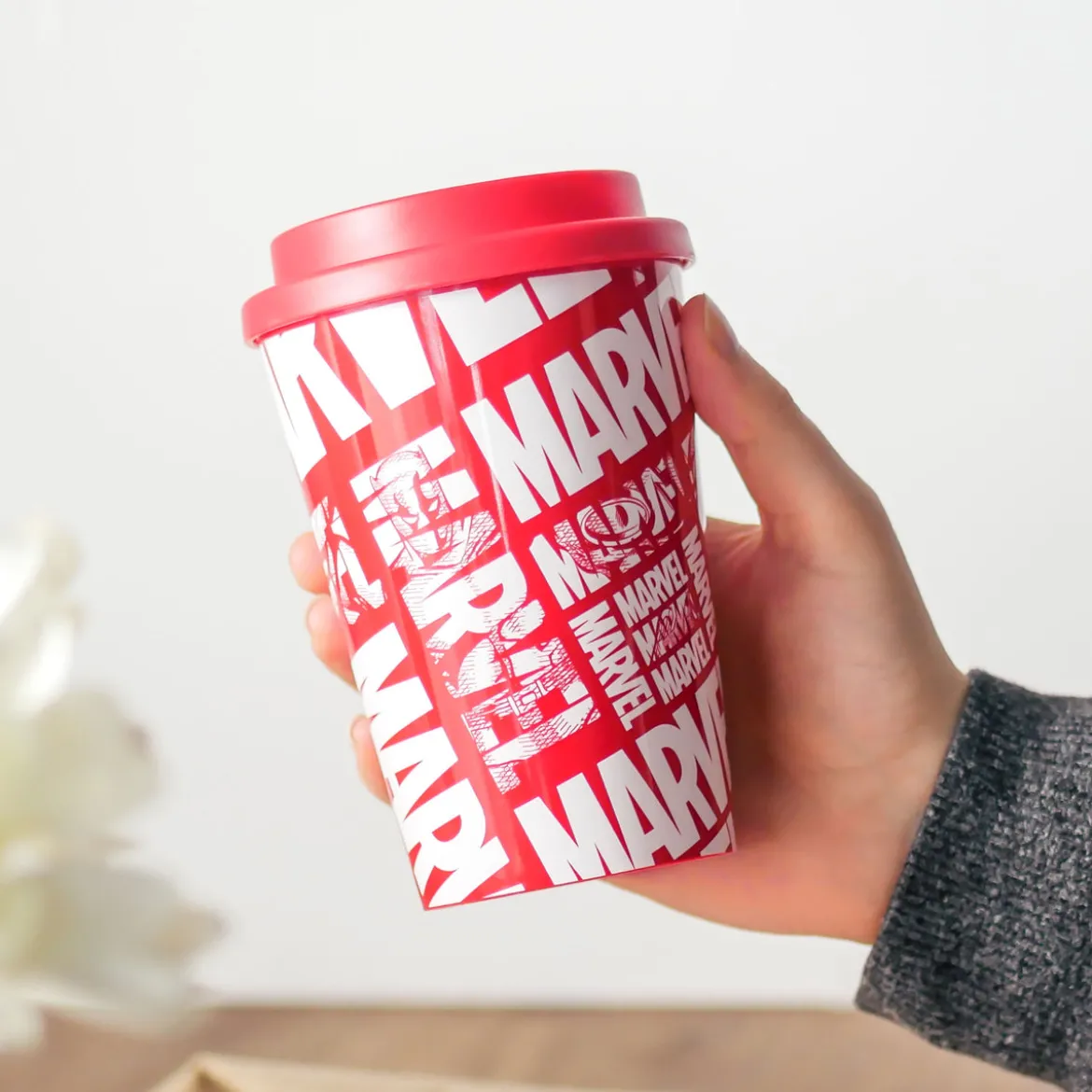 Marvel - Comic Logo To Go Becher