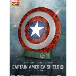 Marvel Comics PVC Captain America Schild Life Size Statue
