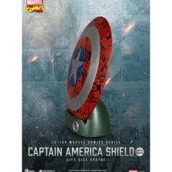 Marvel Comics PVC Captain America Schild Life Size Statue
