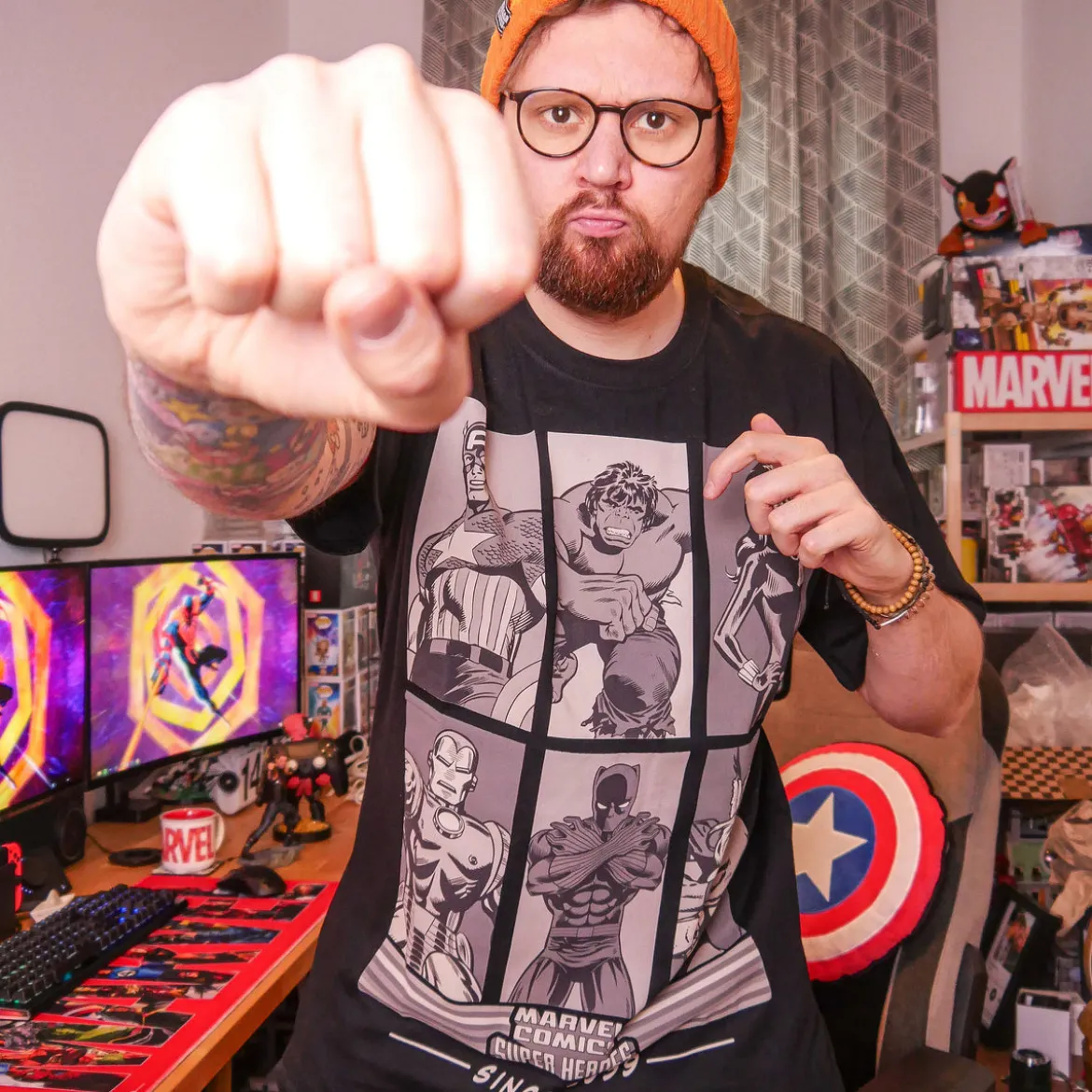 Marvel Comics - Super Heroes Since 1939 Oversize T-Shirt schwarz
