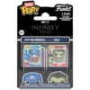 Marvel IS Bitty POP! Vinyl Figuren 2er-Pack Cap & Hulk 2 cm