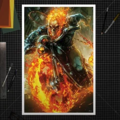 Marvel Kunstdruck Cosmic Ghost Rider 61 x 41 cm - ungerahmt