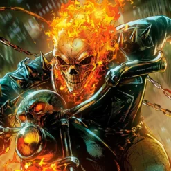 Marvel Kunstdruck Cosmic Ghost Rider 61 x 41 cm - ungerahmt