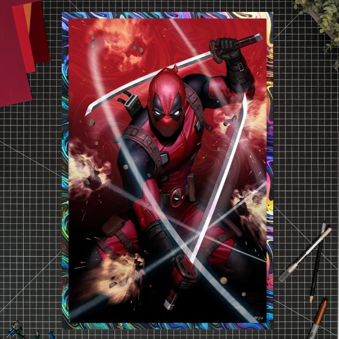 Marvel Kunstdruck Deadpool #1 (2024) 61 x 41 cm - ungerahmt