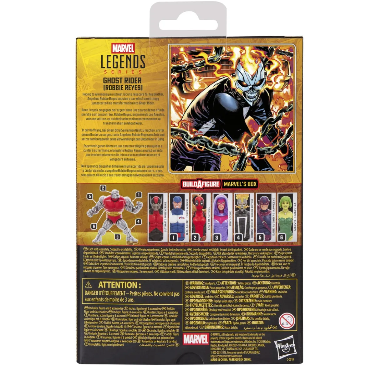 Marvel Legends Actionfigur Ghost Rider (Robbie Reyes) (BAF: