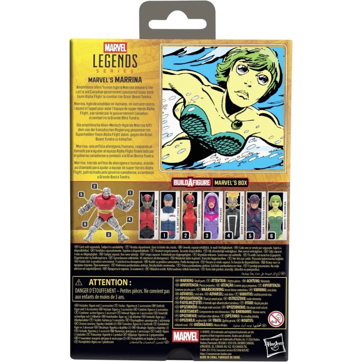 Marvel Legends Actionfigur Marvel's Marrina (BAF: Marvel's