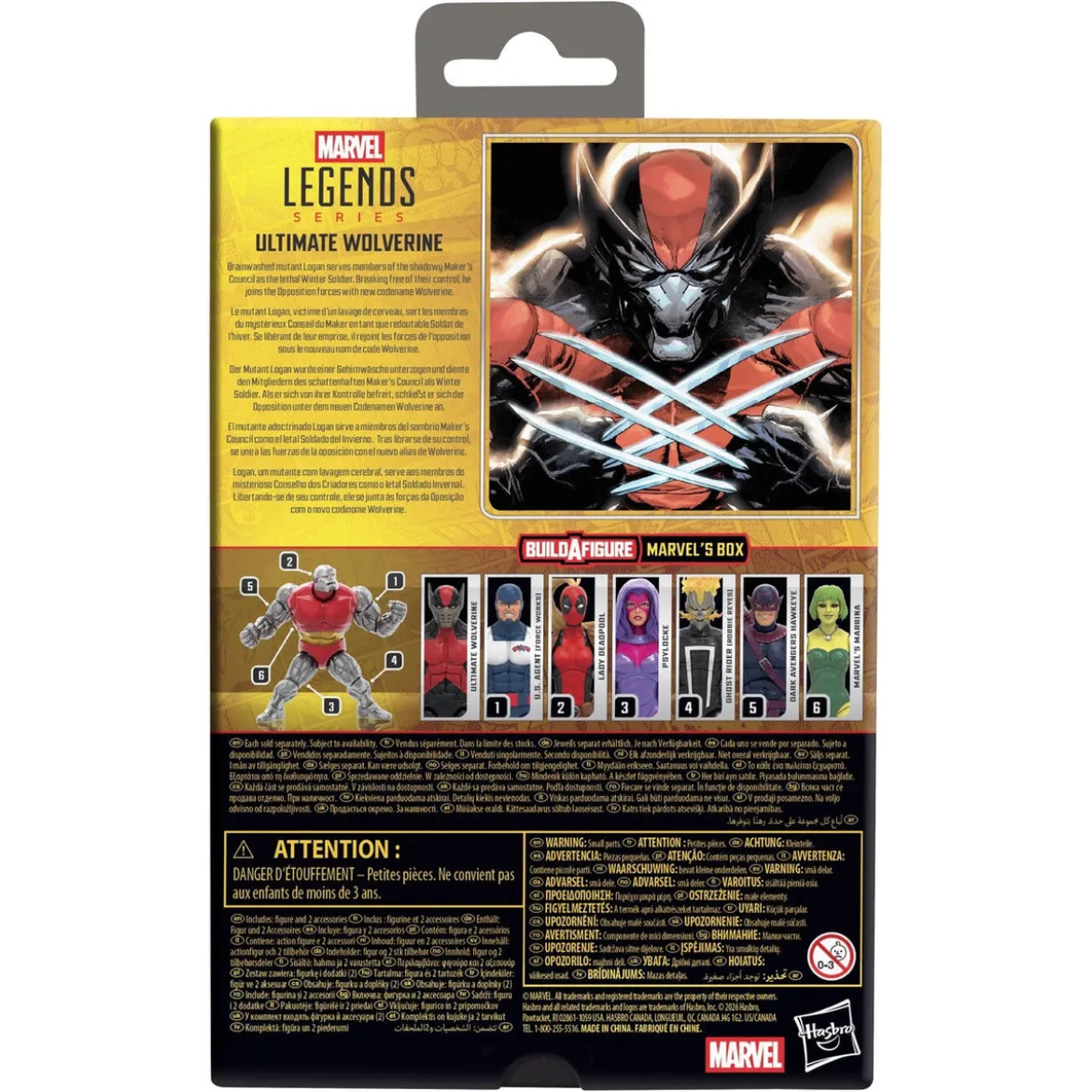 Marvel Legends Actionfigur Ultimate Wolverine 15 cm