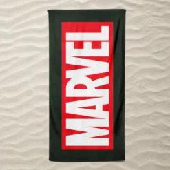 Marvel - Logo Badetuch schwarz