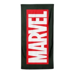 Marvel - Logo Badetuch schwarz