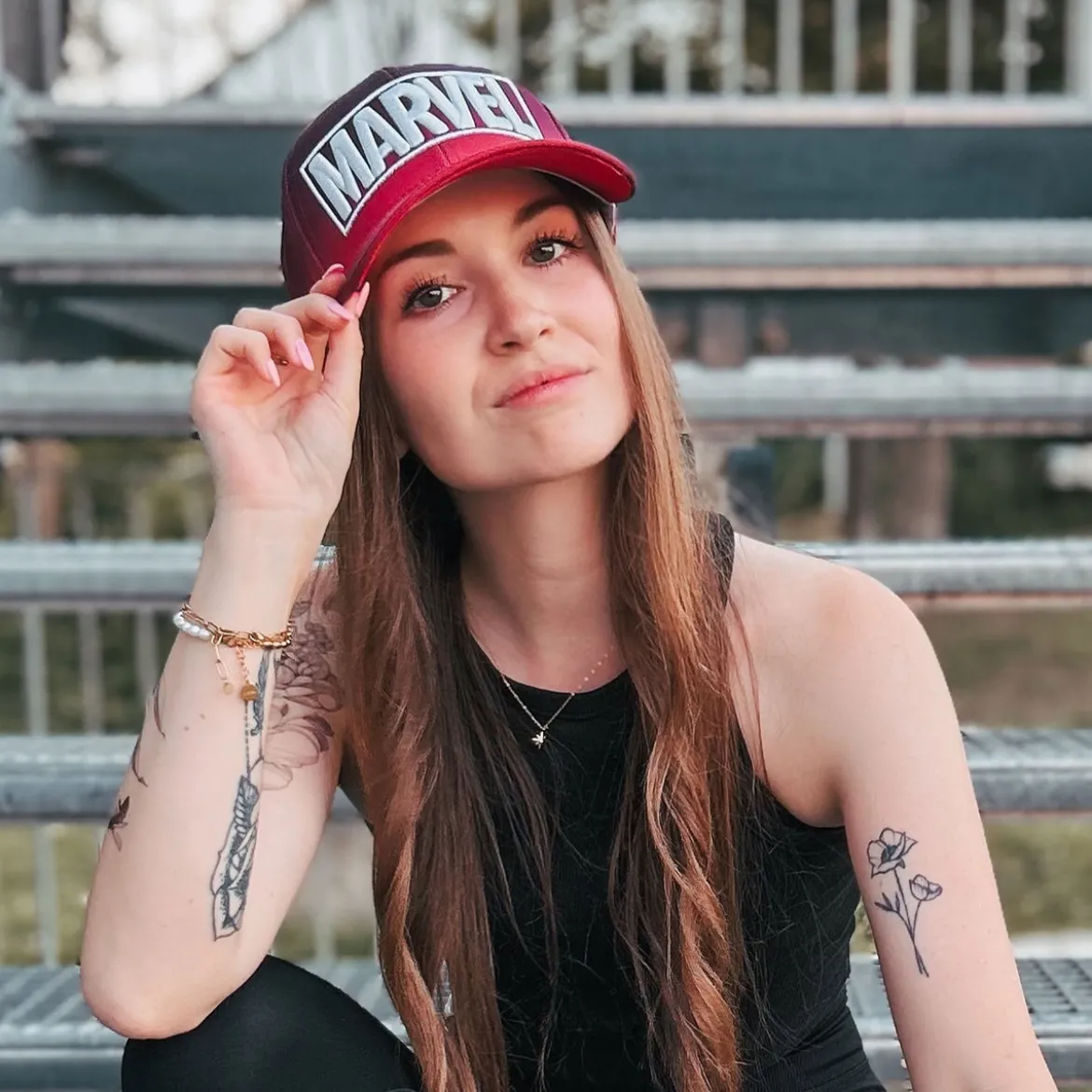 Marvel - Logo Basecap rot