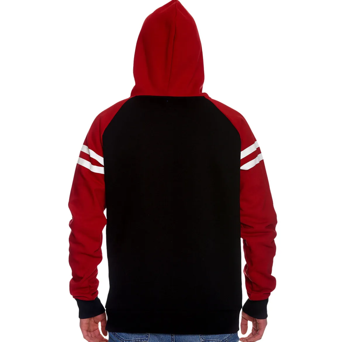 Marvel - Logo Hoodie rot-schwarz