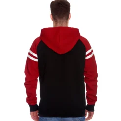 Marvel - Logo Hoodie rot-schwarz