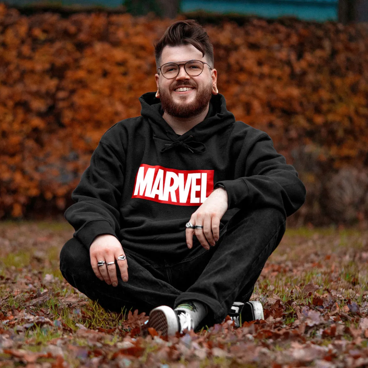 Marvel - Logo Hoodie schwarz