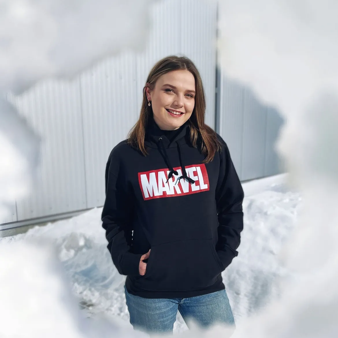 Marvel - Logo Hoodie schwarz