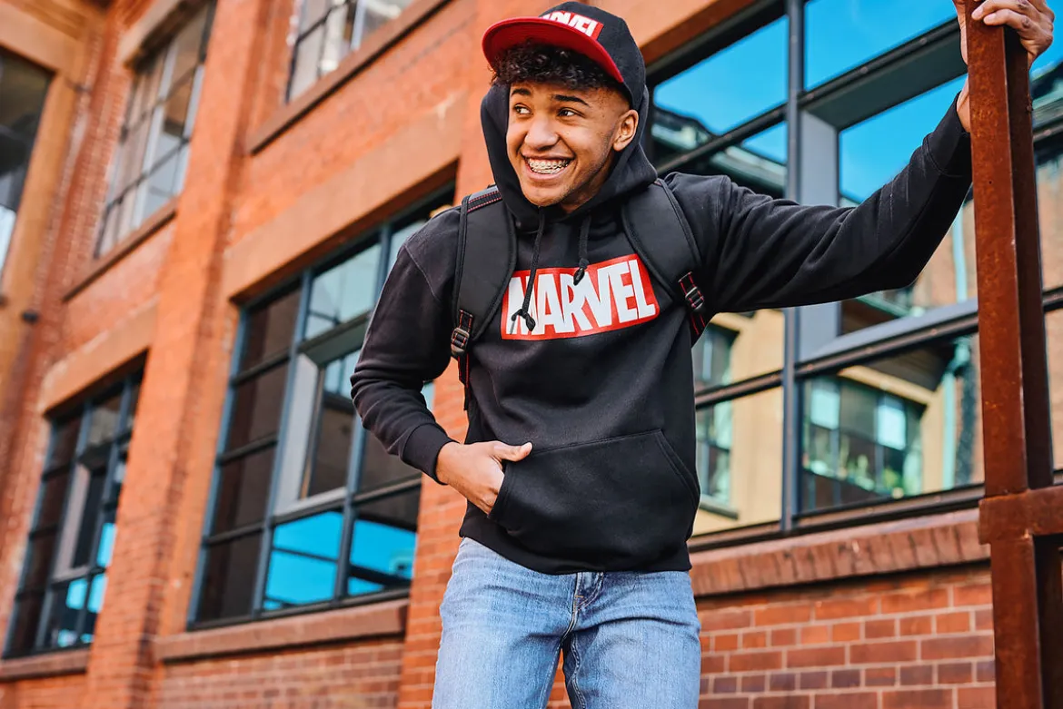 Marvel - Logo Hoodie schwarz