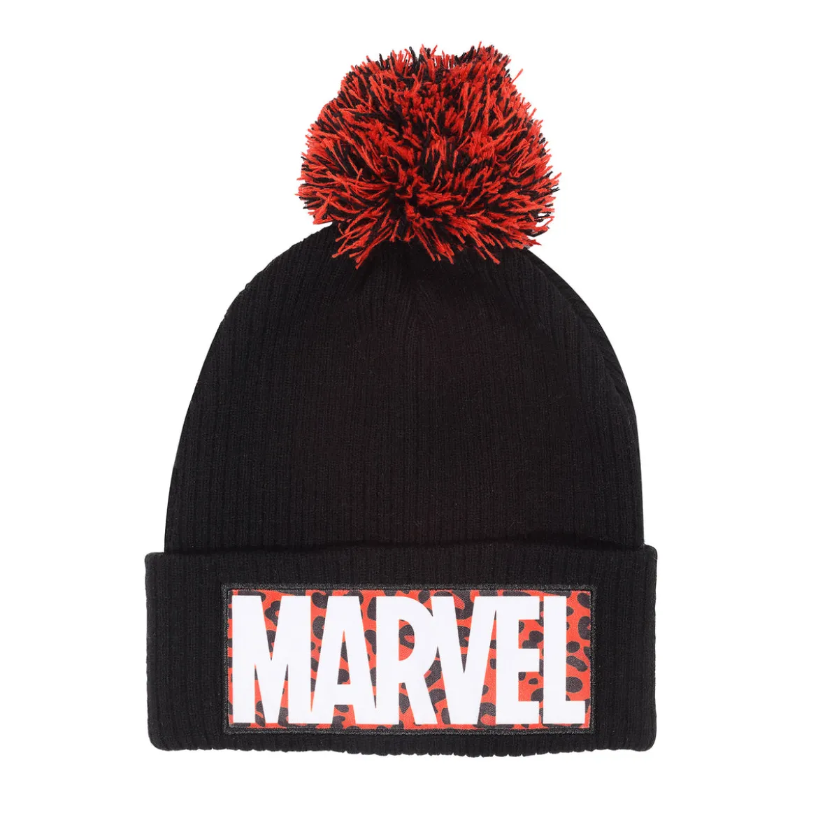 Marvel - Logo Mütze mit Bommel