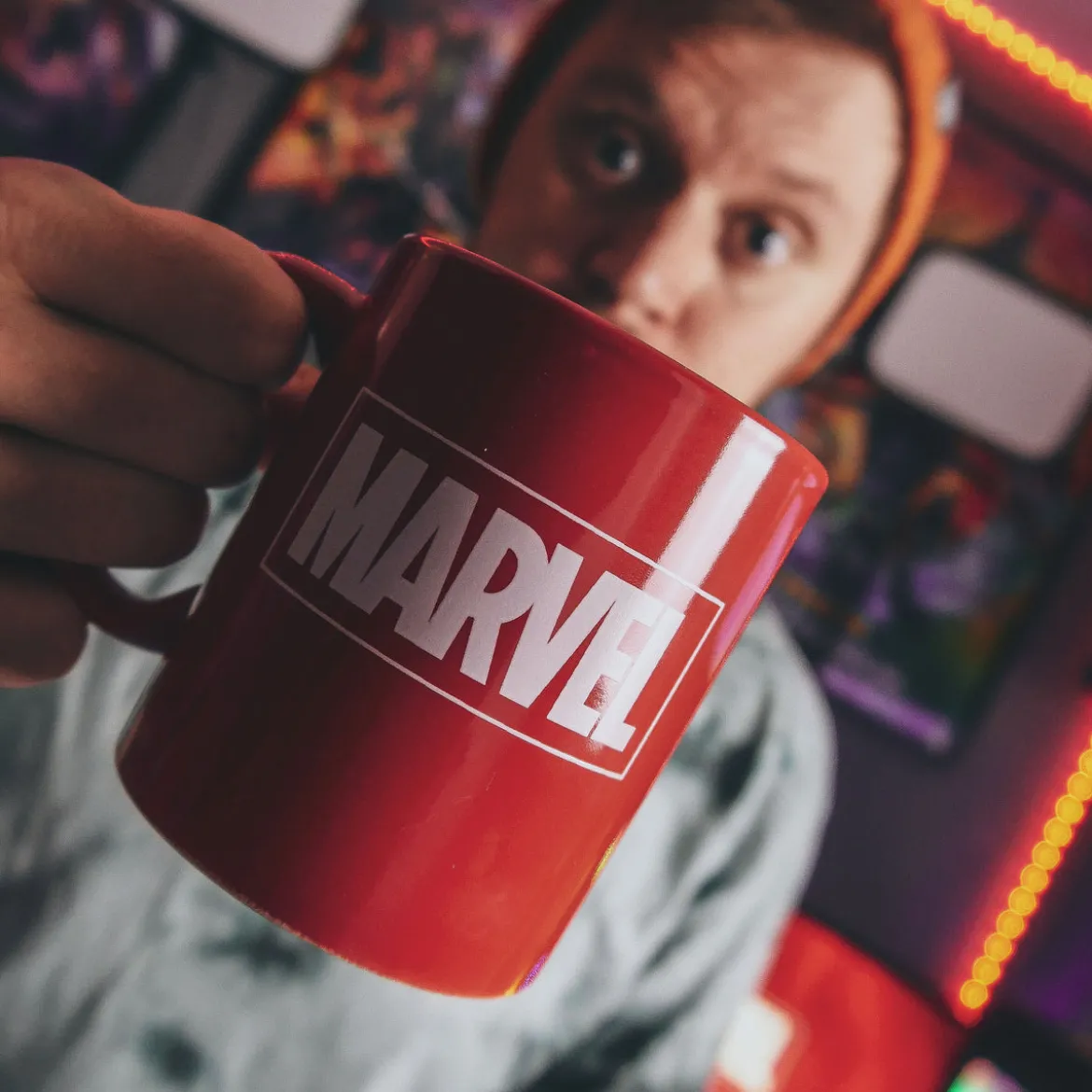 Marvel - Logo Tasse rot