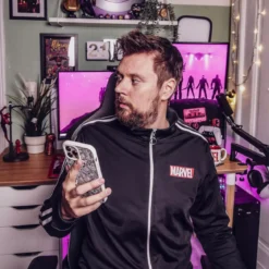 Marvel - Logo Trainingsjacke schwarz