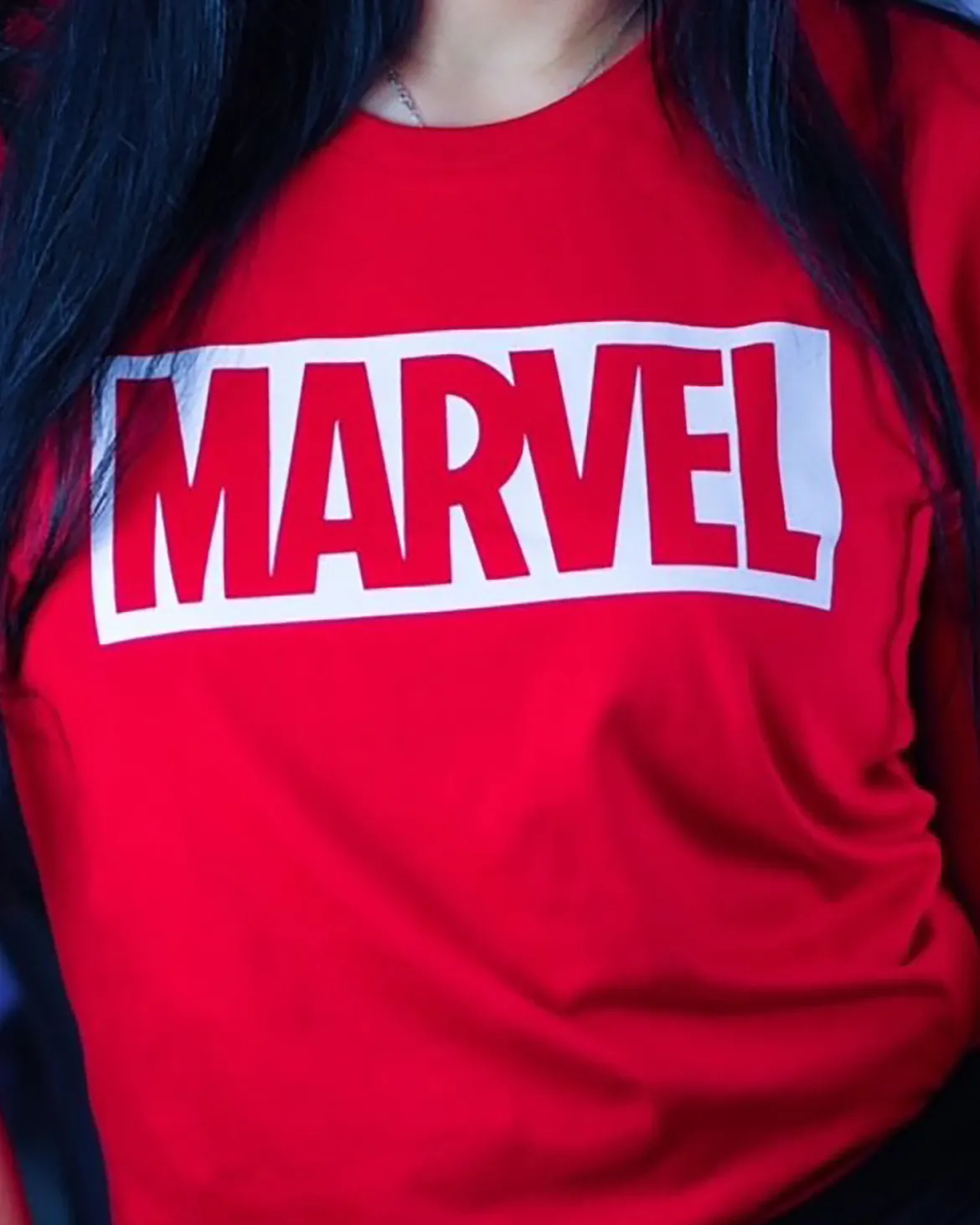 Marvel - Logo T-Shirt Bio-Baumwolle rot