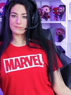 Marvel - Logo T-Shirt Bio-Baumwolle rot