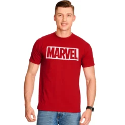 Marvel - Logo T-Shirt Bio-Baumwolle rot
