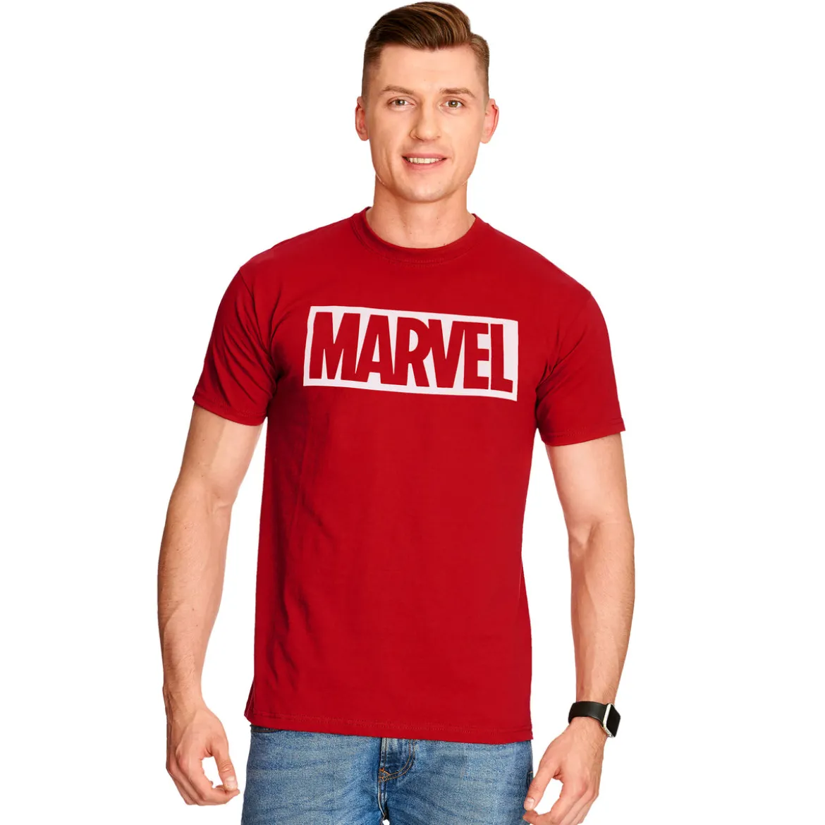 Marvel - Logo T-Shirt Bio-Baumwolle rot
