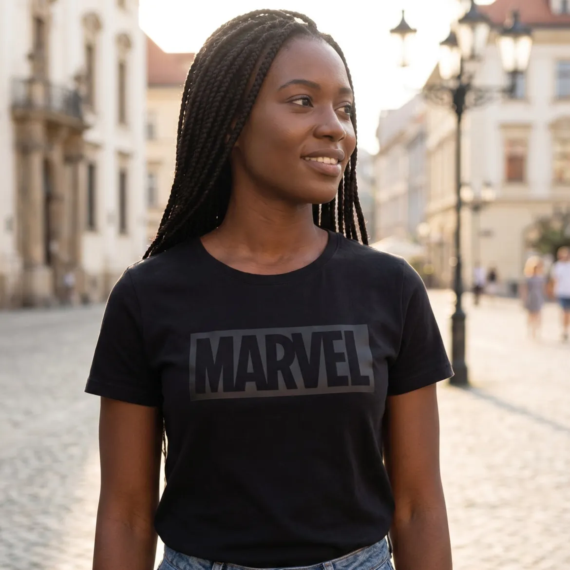 Marvel - Logo T-Shirt schwarz