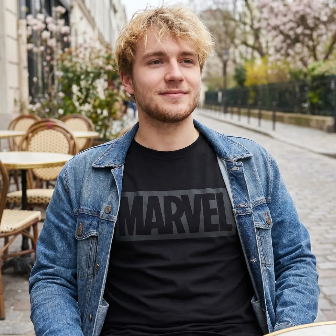 Marvel - Logo T-Shirt schwarz