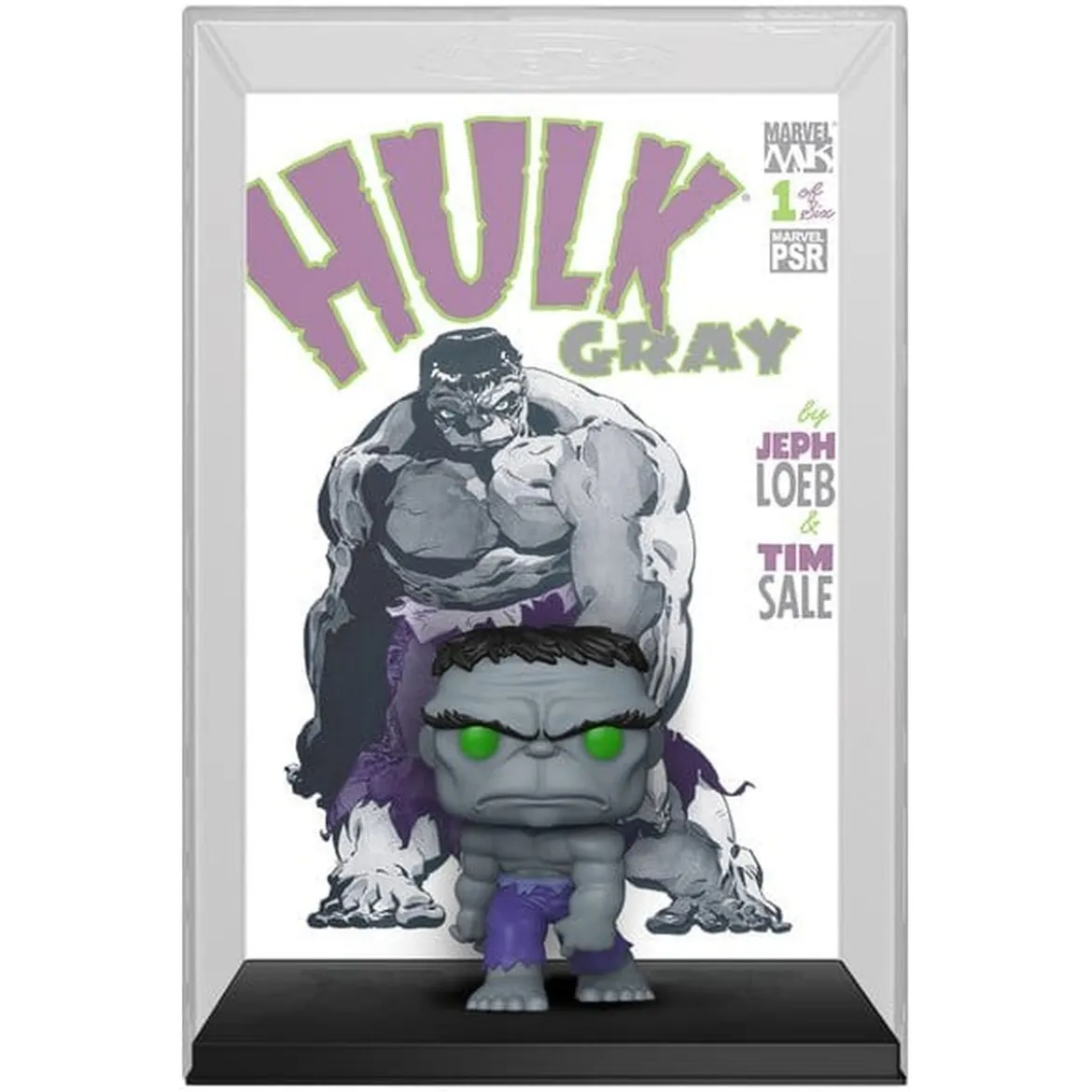 Marvel POP! Comic Covers Vinyl Figur Gray Hulk 9 cm