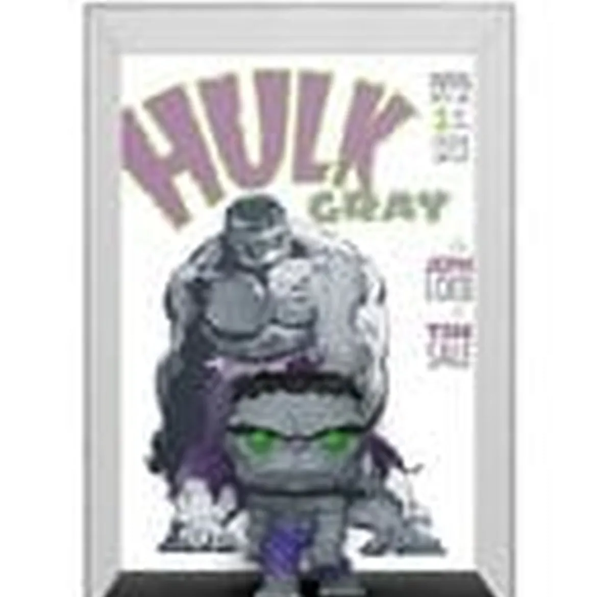 Marvel POP! Comic Covers Vinyl Figur Gray Hulk 9 cm
