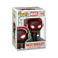 Marvel POP! Vinyl Figur : Holiday S6- Miles(NTKR) 9 cm