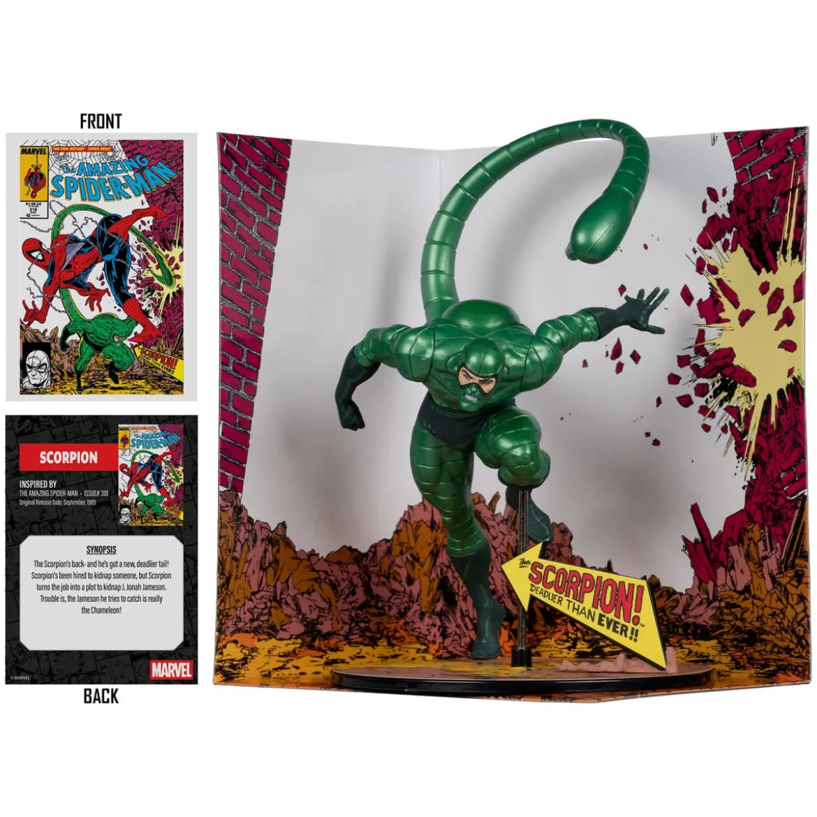 Marvel PVC Statue !/10 Scorpion (Metallic) (The Amazing