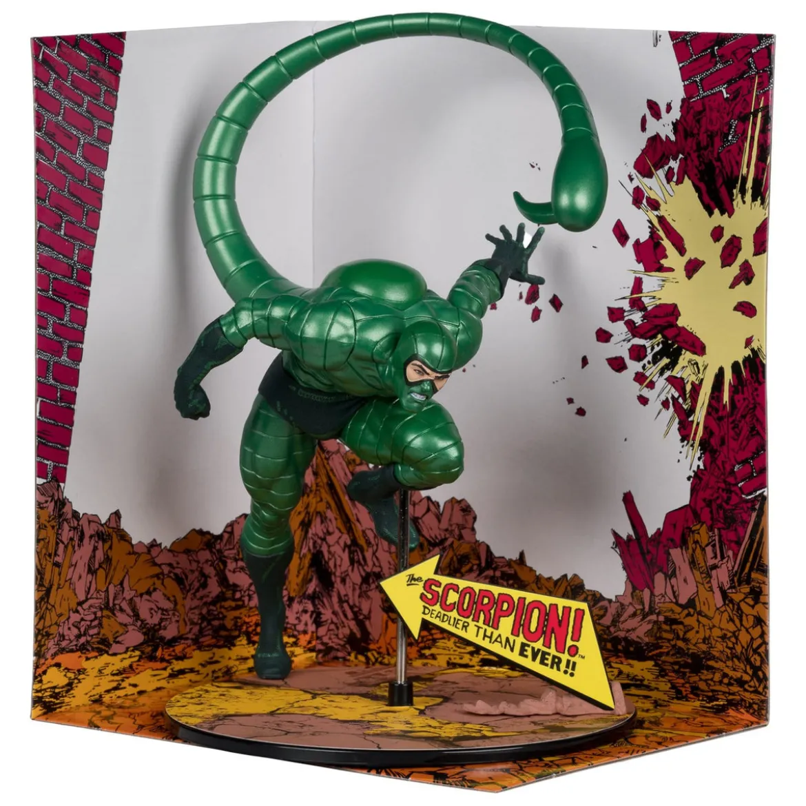 Marvel PVC Statue !/10 Scorpion (Metallic) (The Amazing