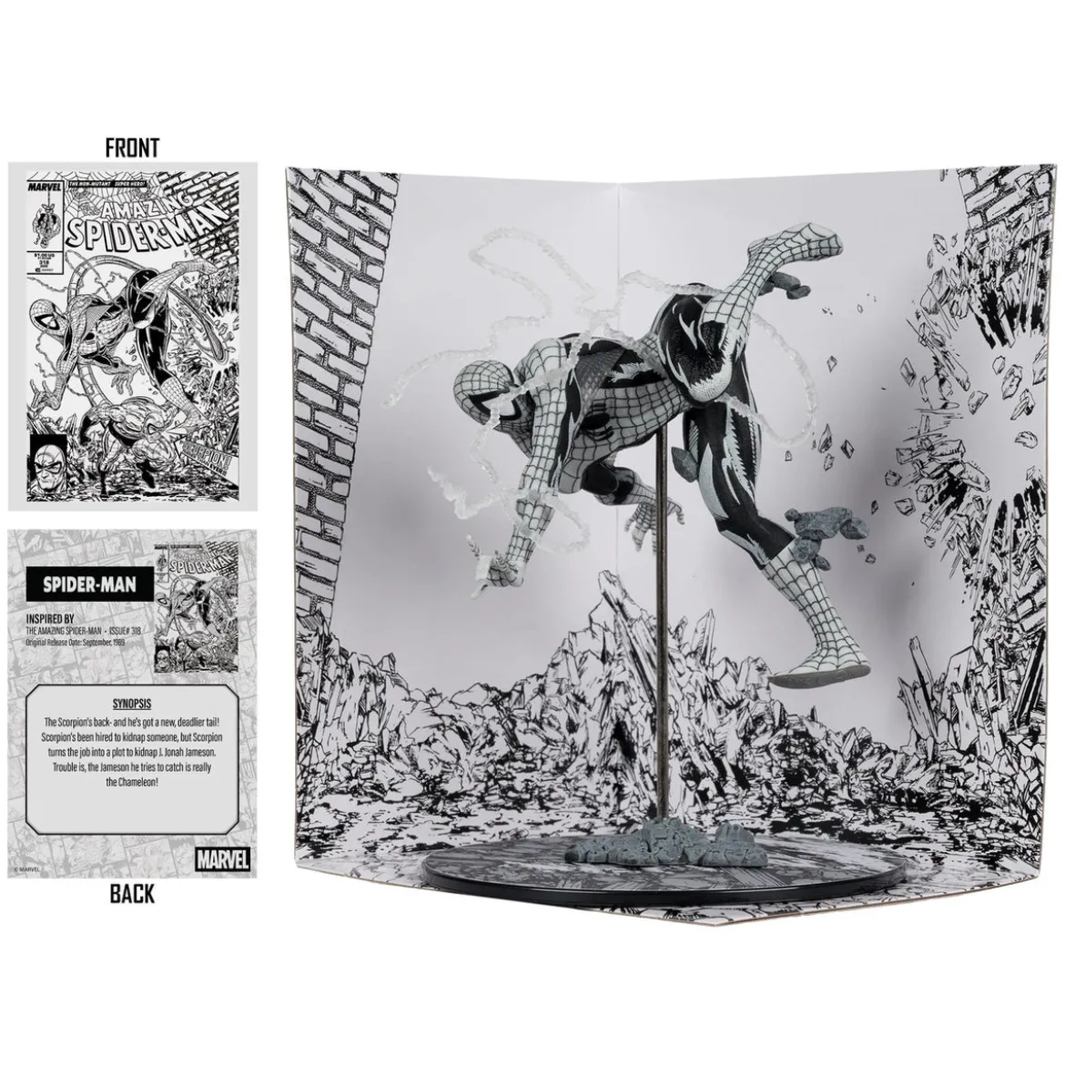 Marvel PVC Statue !/10 Spider-Man (Line Art) (The Amazing