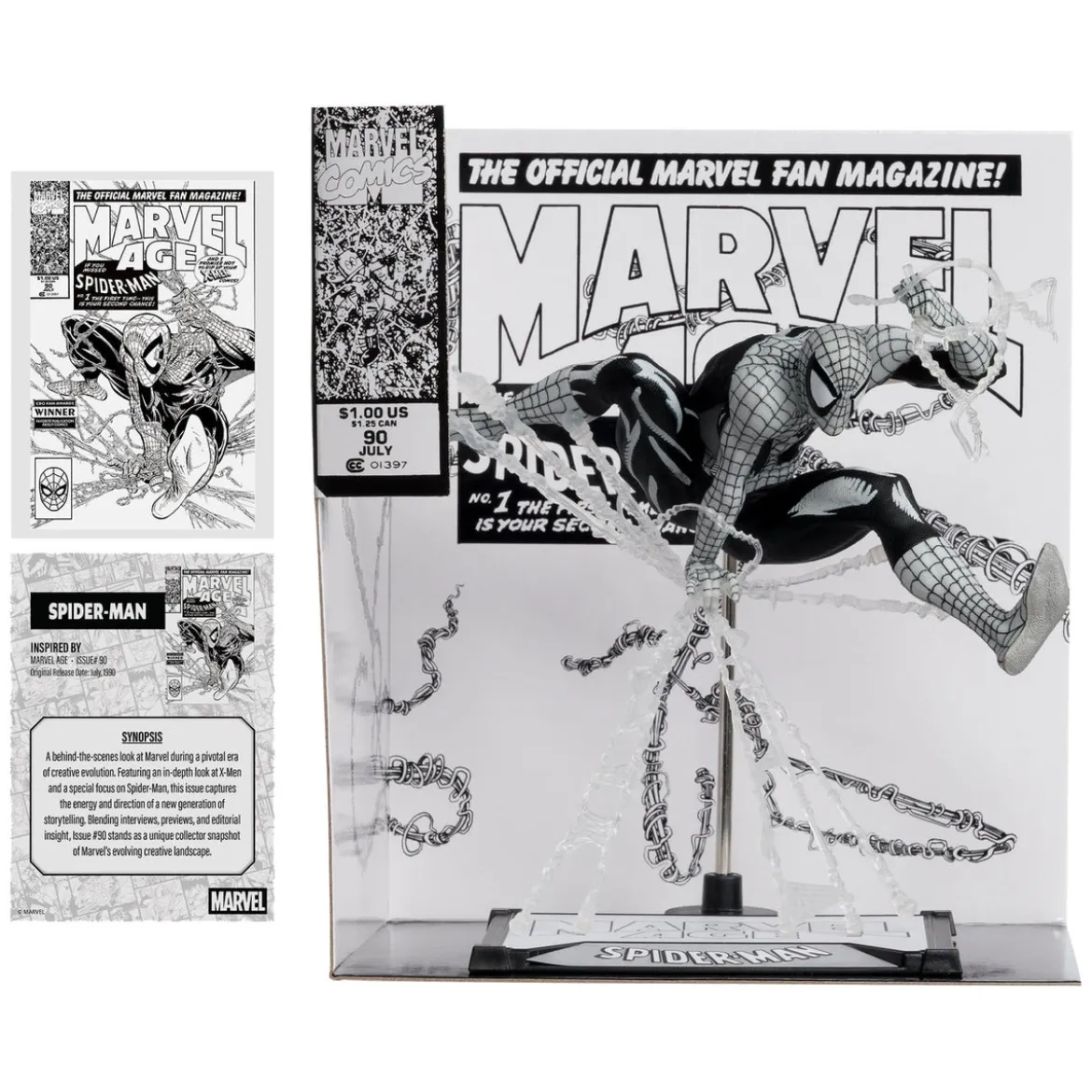 Marvel PVC Statue 1/10 Spider-Man (Marvel Age #90) (Line