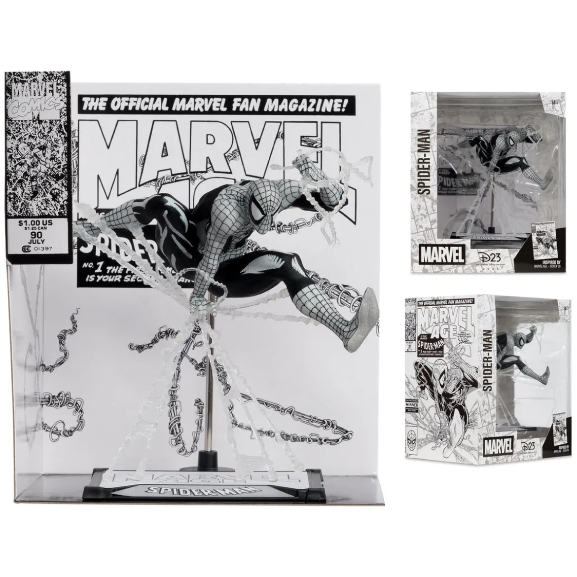 Marvel PVC Statue 1/10 Spider-Man (Marvel Age #90) (Line