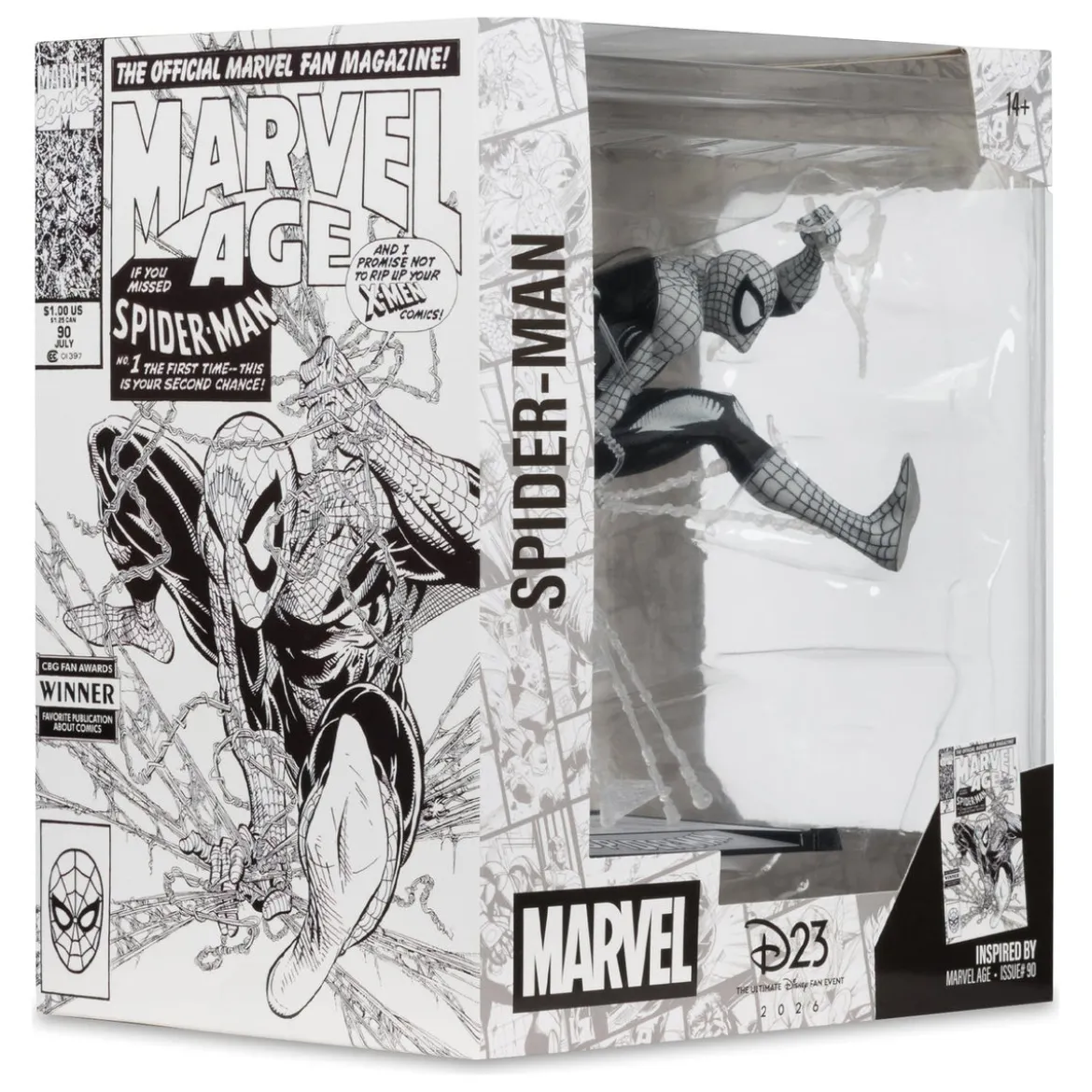Marvel PVC Statue 1/10 Spider-Man (Marvel Age #90) (Line