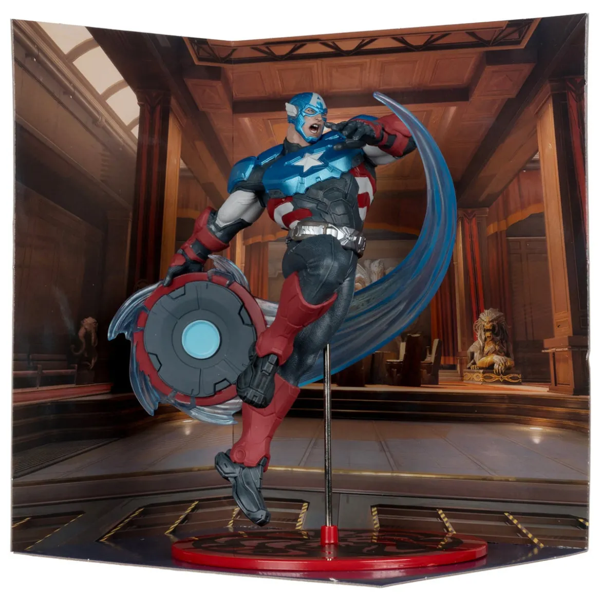 Marvel Rivals Collection 1/10 Actionfigur Captain America
