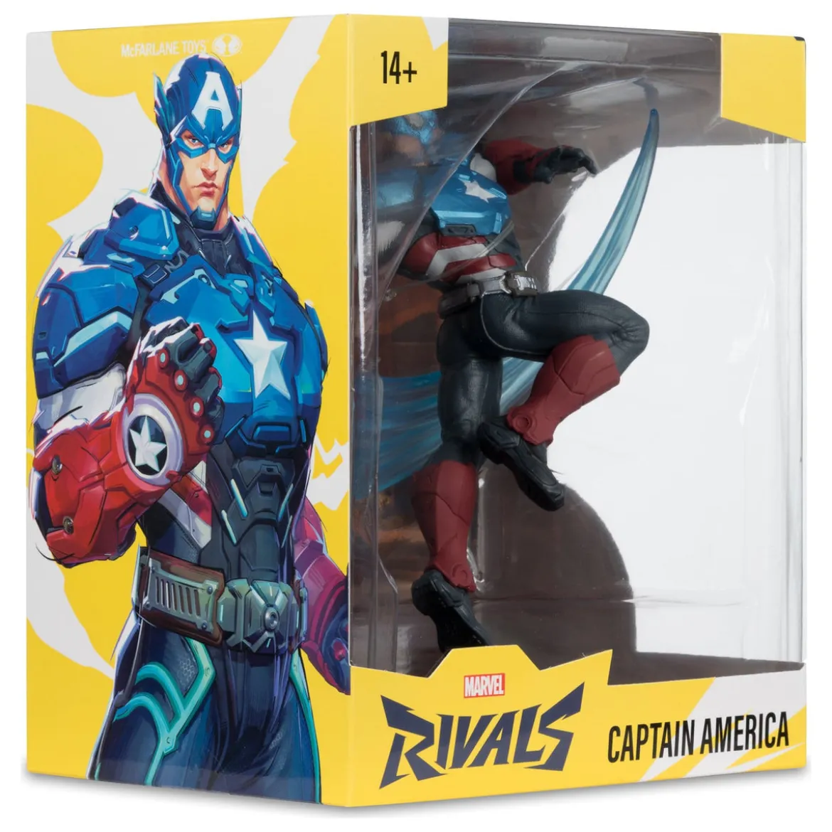 Marvel Rivals Collection 1/10 Actionfigur Captain America