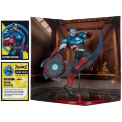 Marvel Rivals Collection 1/10 Actionfigur Captain America