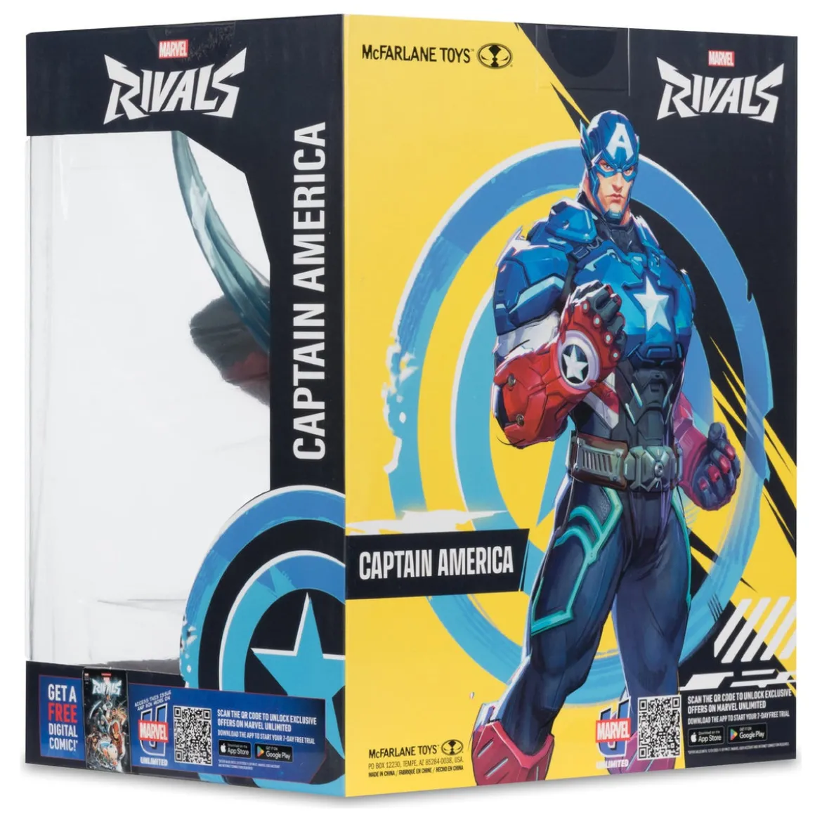 Marvel Rivals Collection 1/10 Actionfigur Captain America