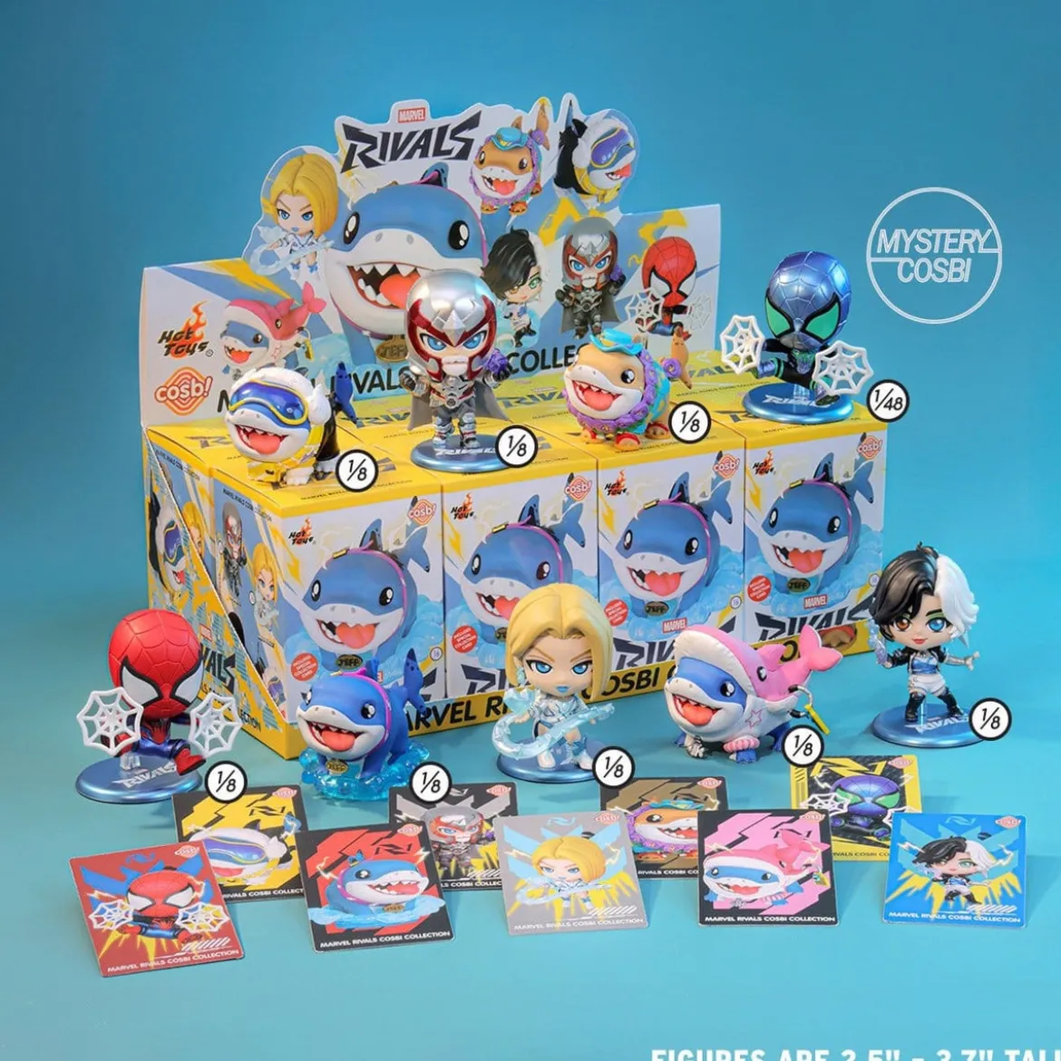 Marvel Rivals Cosbi Blind Box Minifiguren Marvel Rivals Cosbi Collection 10 cm Display (8)