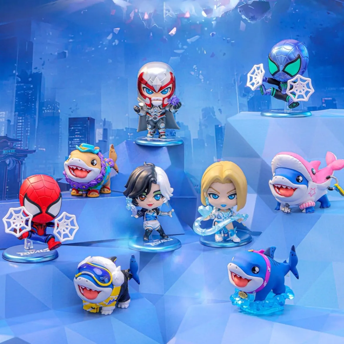 Marvel Rivals Cosbi Blind Box Minifiguren Marvel Rivals Cosbi Collection 10 cm Display (8)