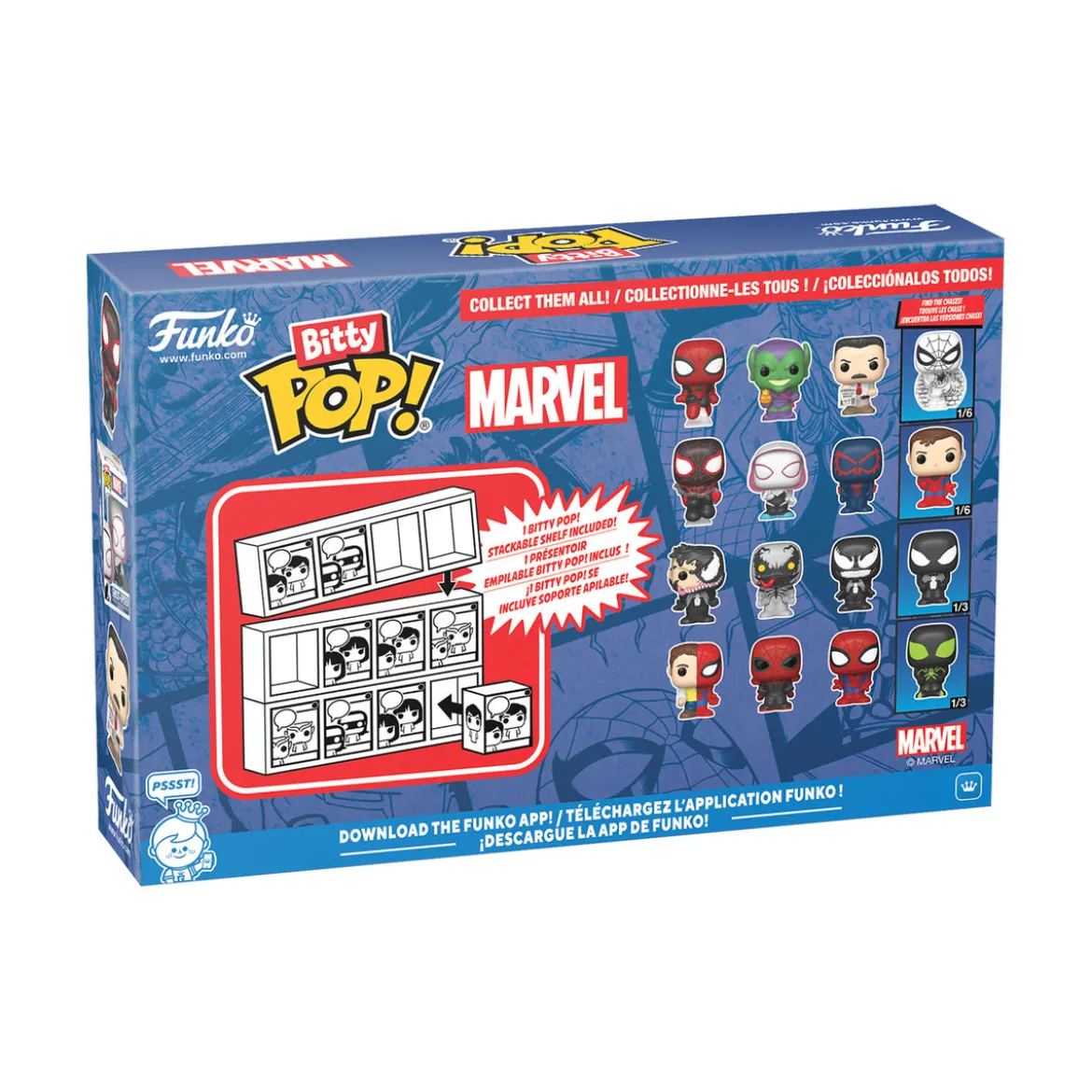 Marvel - Spider-Man Funko Bitty Pop 4er Figuren Set Serie 1
