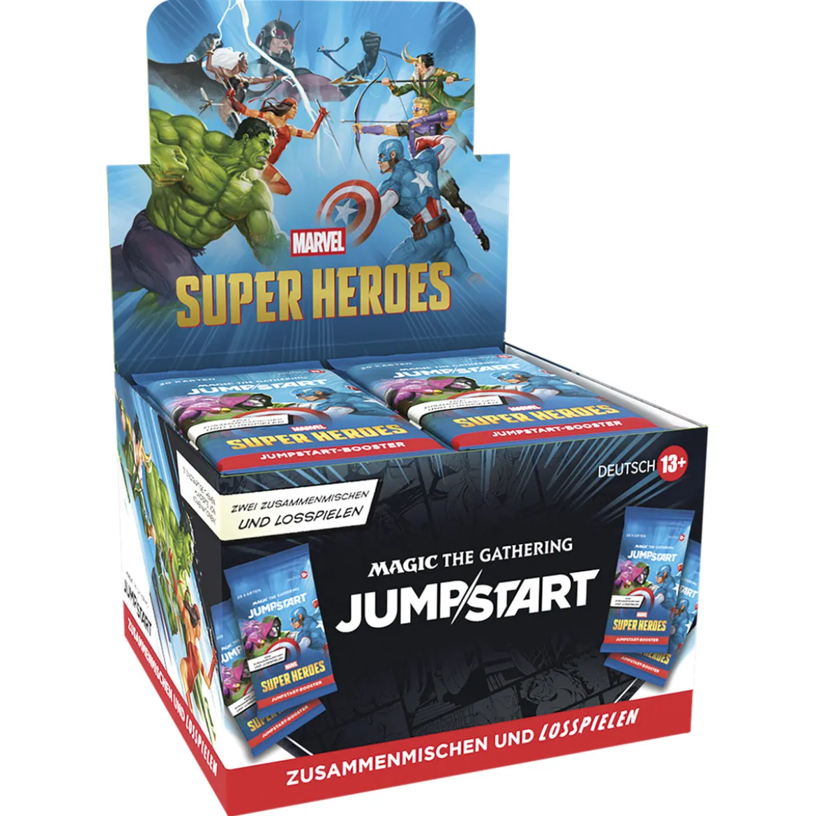 Marvel Super Heroes Jumpstart Booster deutsche Version - Magic The Gathering Display