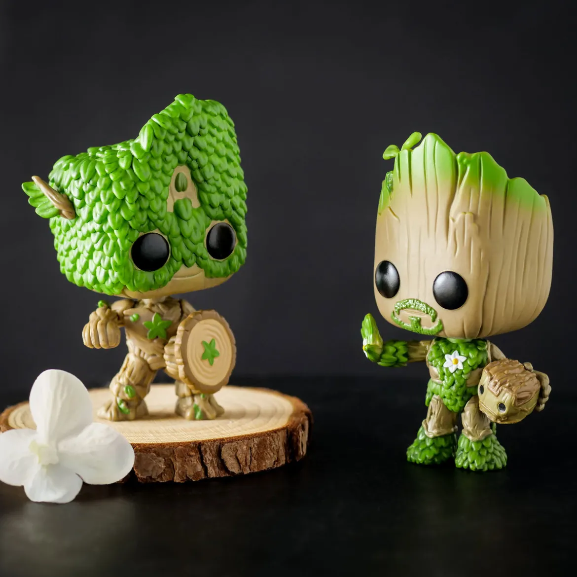 Marvel - We Are Groot Captain America Funko Pop Wackelkopf-Figur