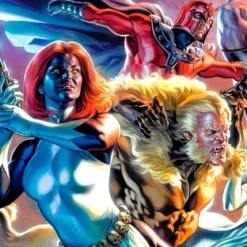 Marvel X-Men Kunstdruck The Brotherhood of Mutants by Felipe Massafera 46 x 66 cm - ungerahmt