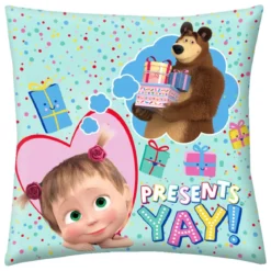 Masha and the Bear Dekokissen Presents Yay! 40 x 40 cm